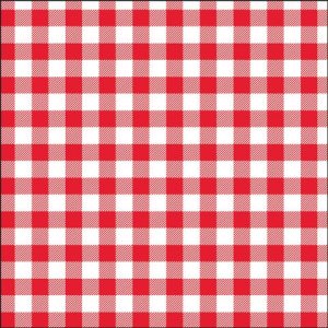 Red Gingham Lids