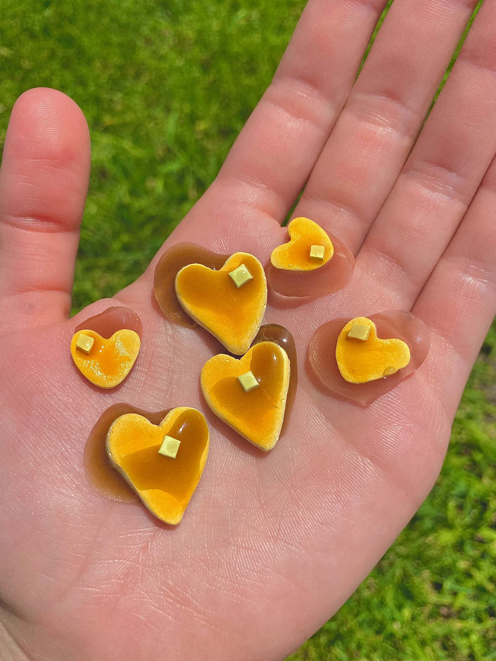 Heart Shaped Pancakes