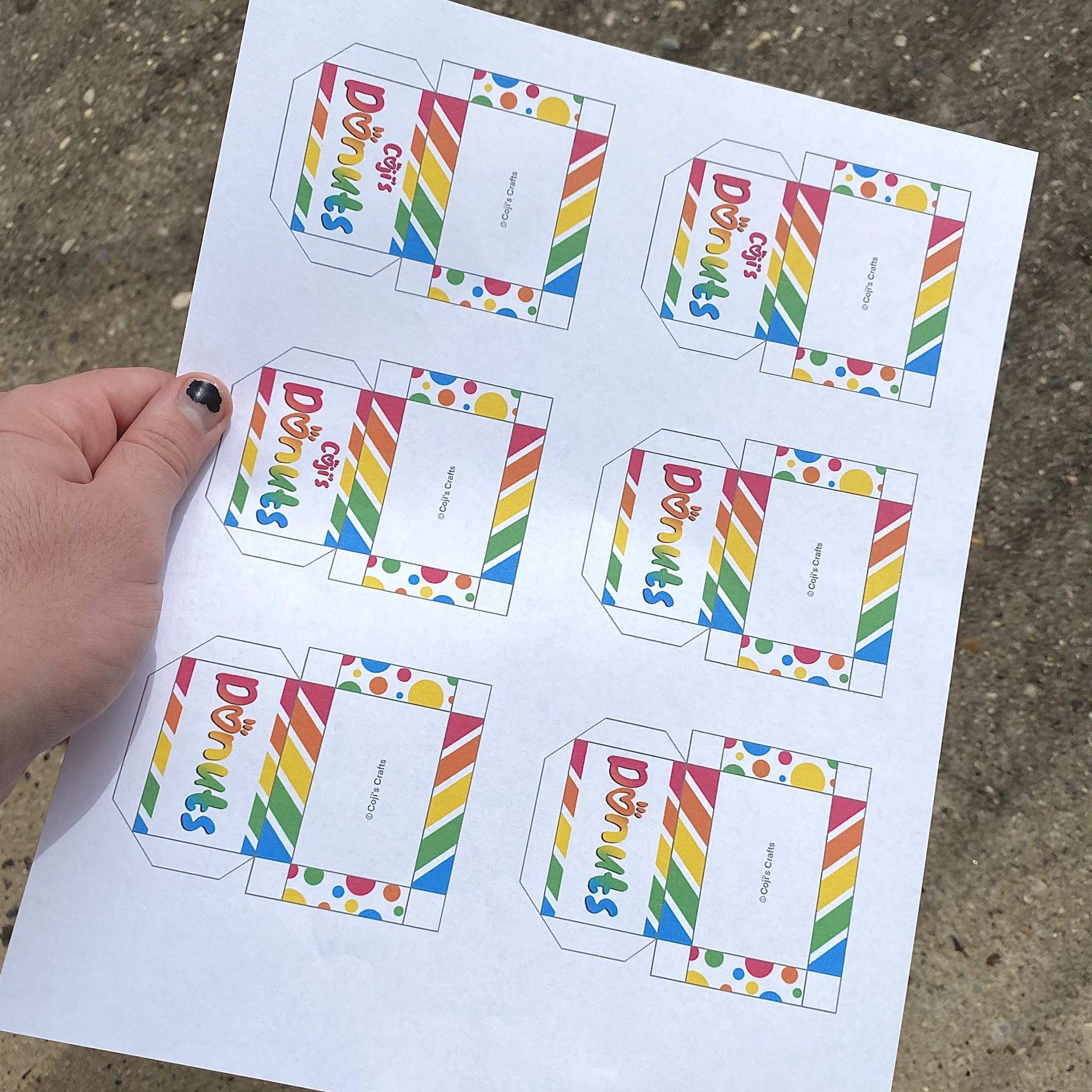Printable Donut Boxes - Image 2